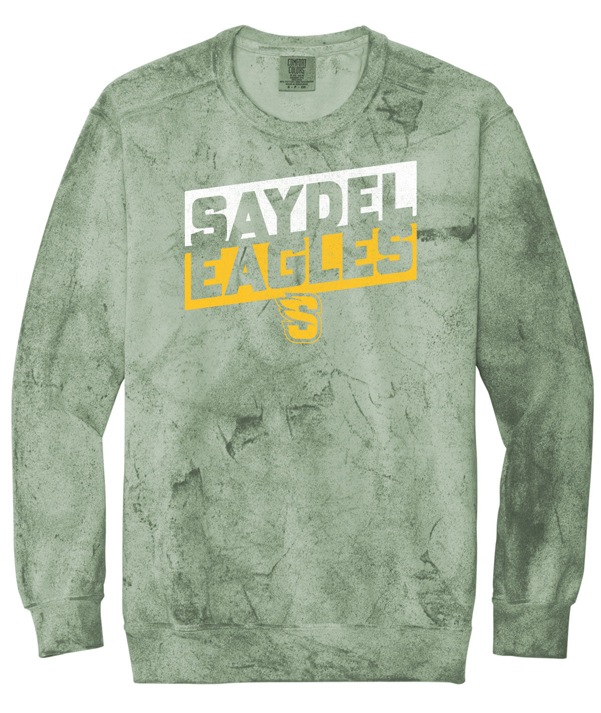 Eagles Customizable Comfort Colors Colorblast Crewneck Sweatshirt