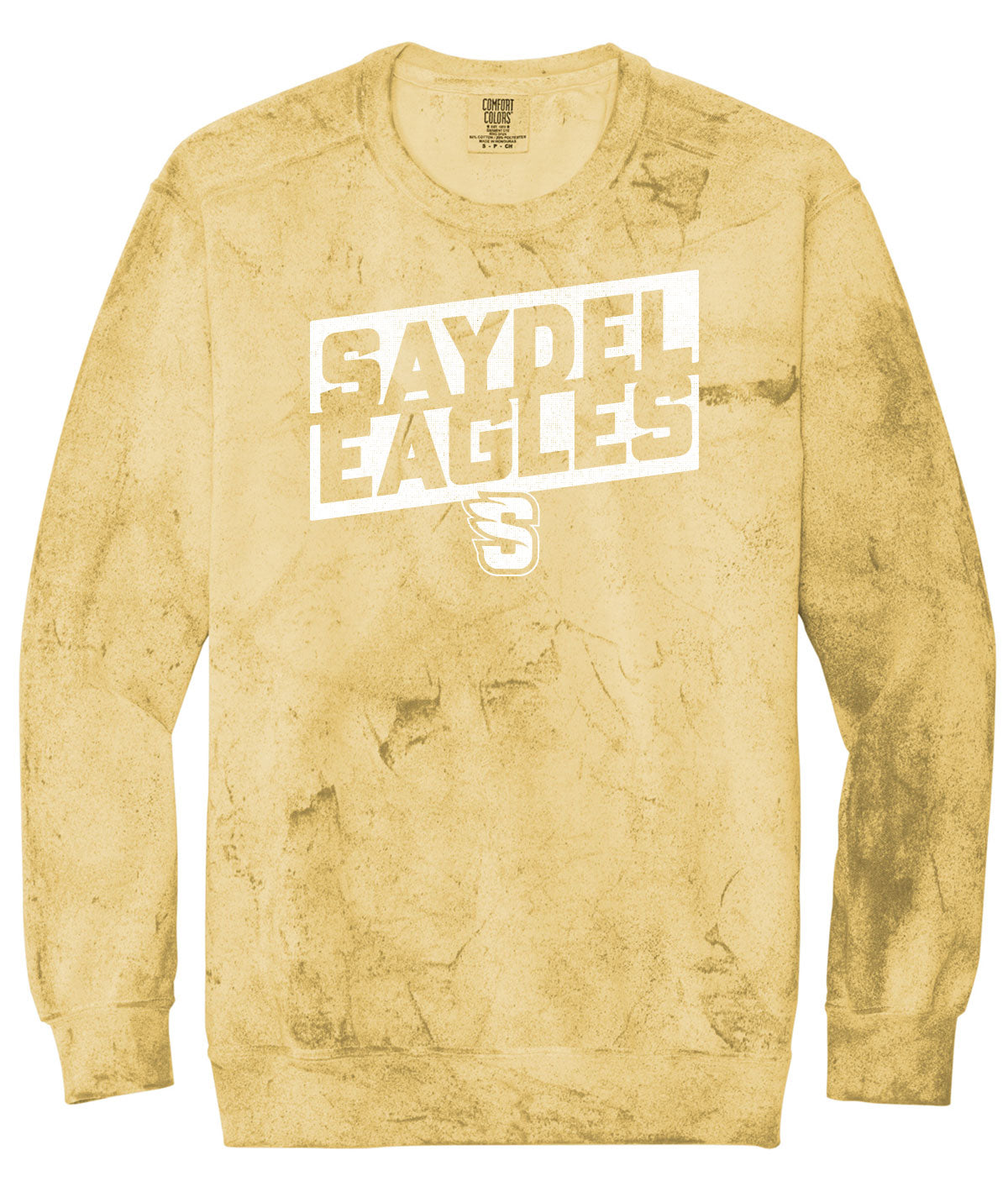 Eagles Customizable Comfort Colors Colorblast Crewneck Sweatshirt