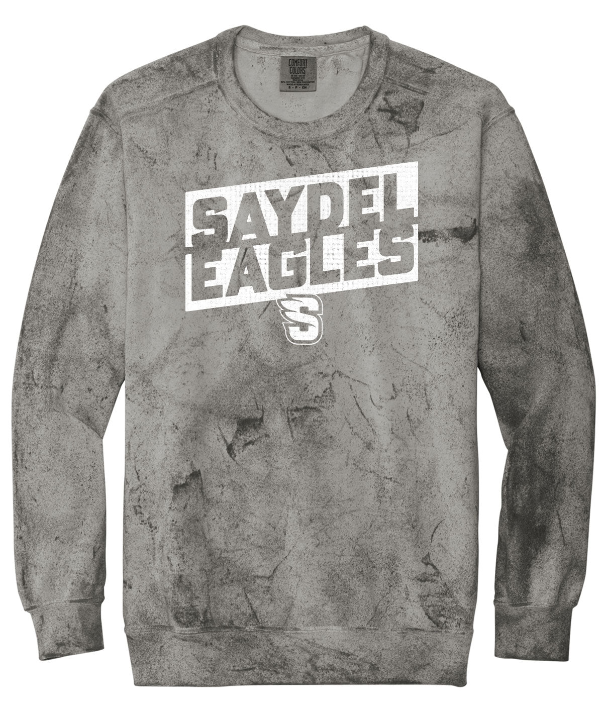 Eagles Customizable Comfort Colors Colorblast Crewneck Sweatshirt