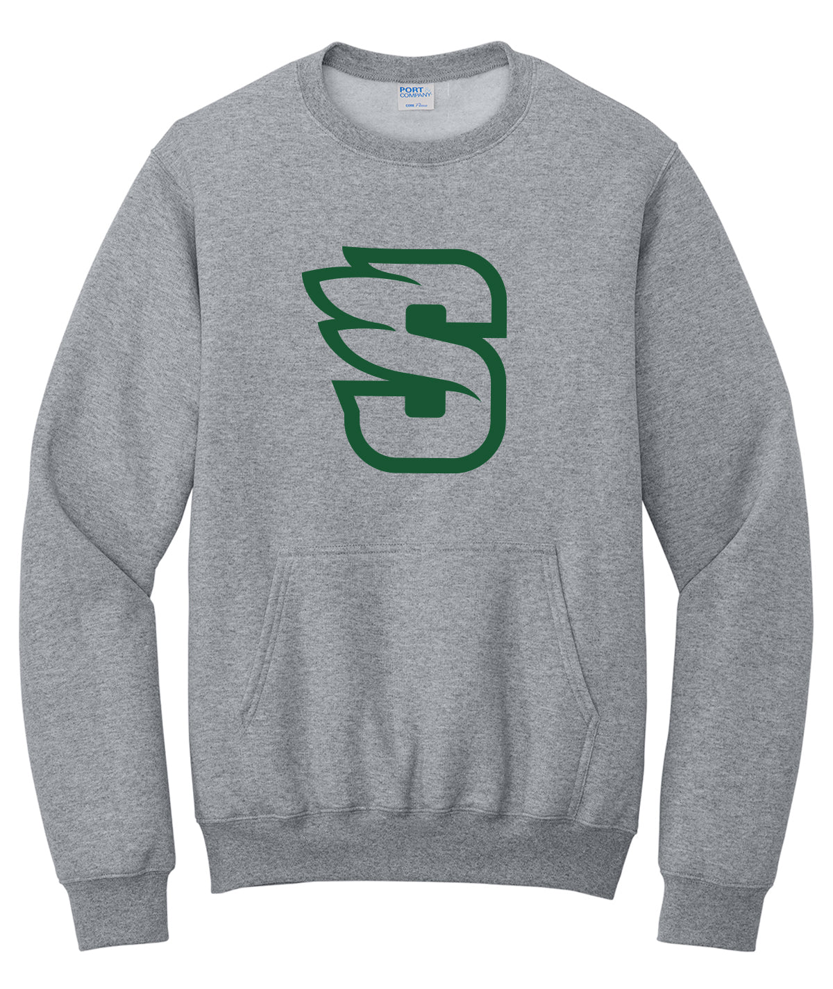 Winged S Crewneck Pocket Sweatshirt