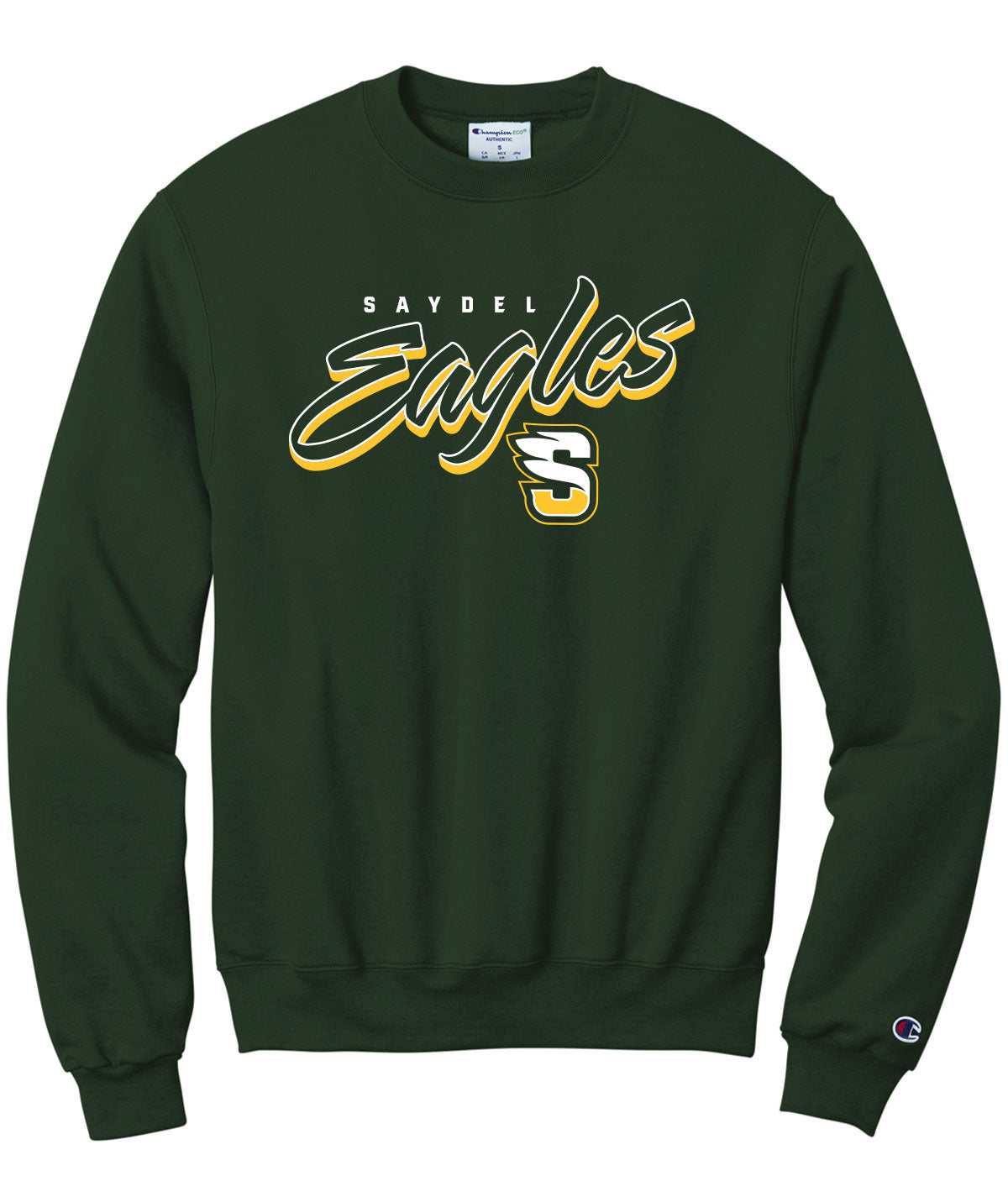 Eagles Script Champion Crewneck Sweatshirt