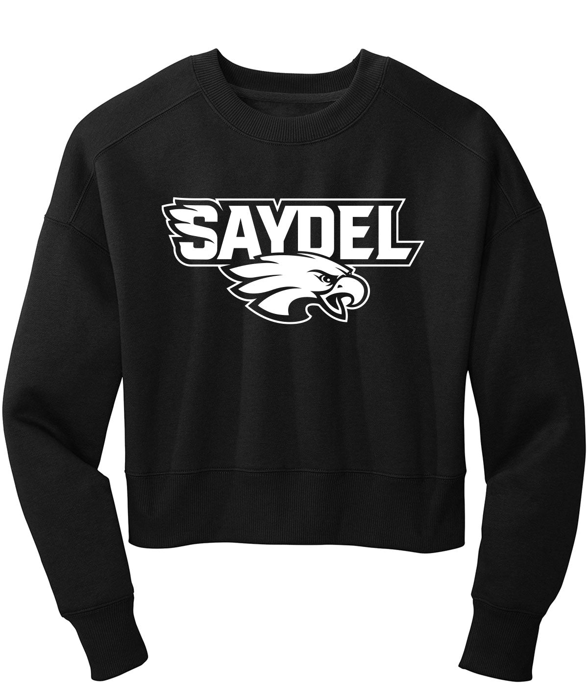 Saydel Womens Fleece Crop Crew