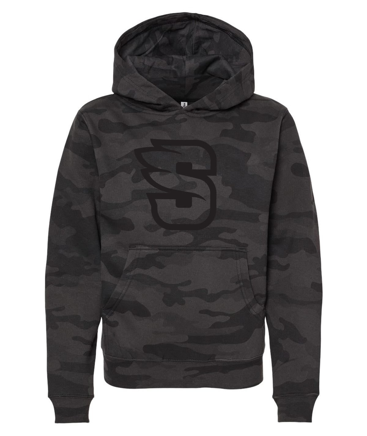 Winged S Youth Camo Hooded Sweatshirt